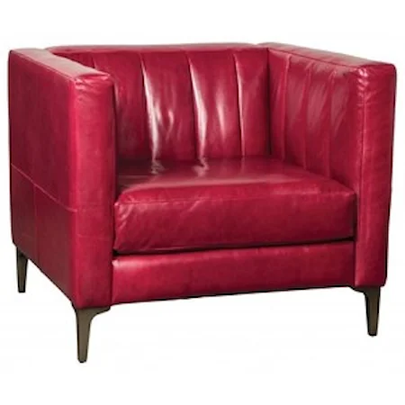 Contemporary Leather Upholstered Chair